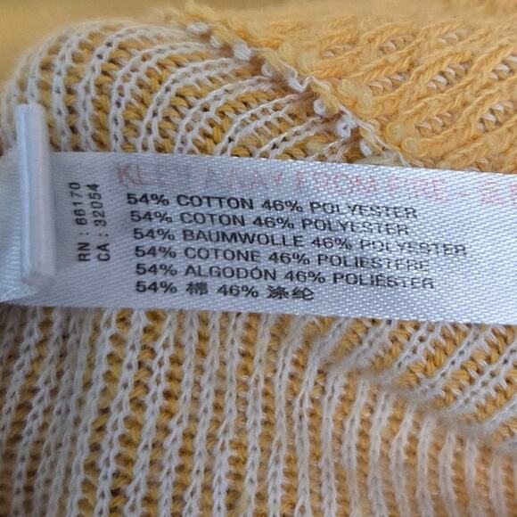 Urban Outfitter Out From Under Waffle Knit Sweater Mustard Yellow Turtleneck Top - Picture 7 of 11